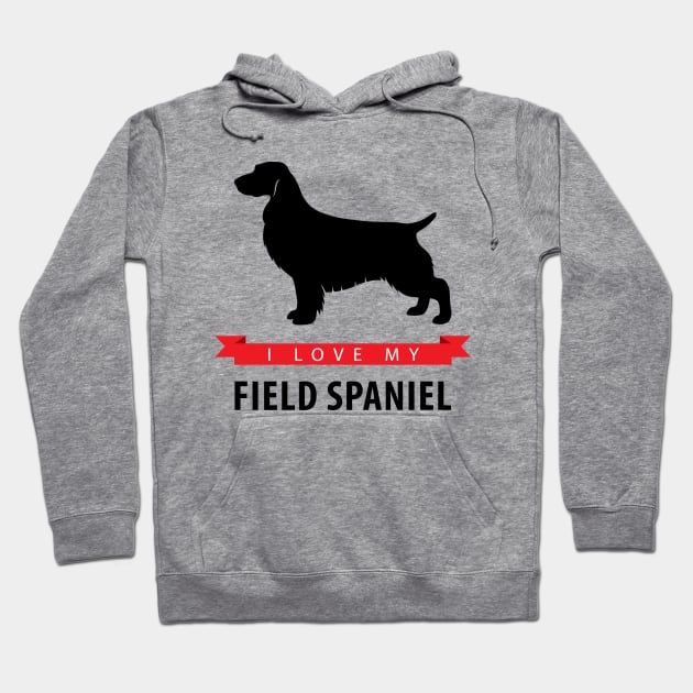 I Love My Field Spaniel Hoodie by millersye